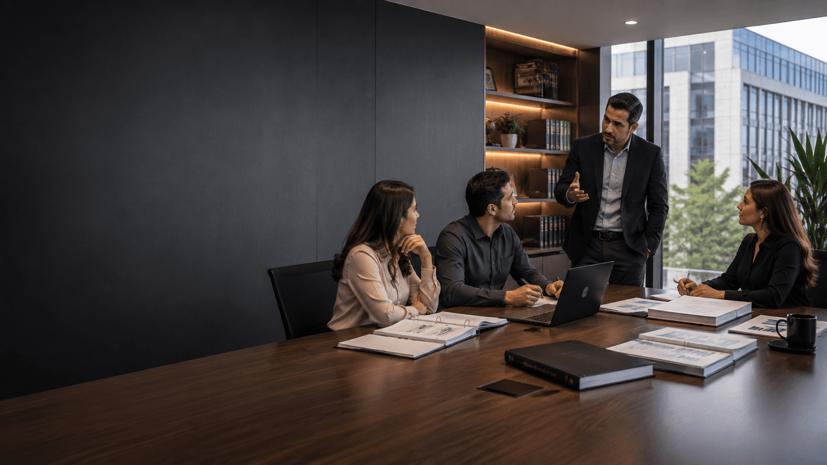 Equipo empresarial analizando información para la atención de auditorías y procesos sancionatorios